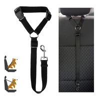 pet products universal practical cat dog safety adjustable car seat belt harness leash puppy seat belt travel clip strap leads