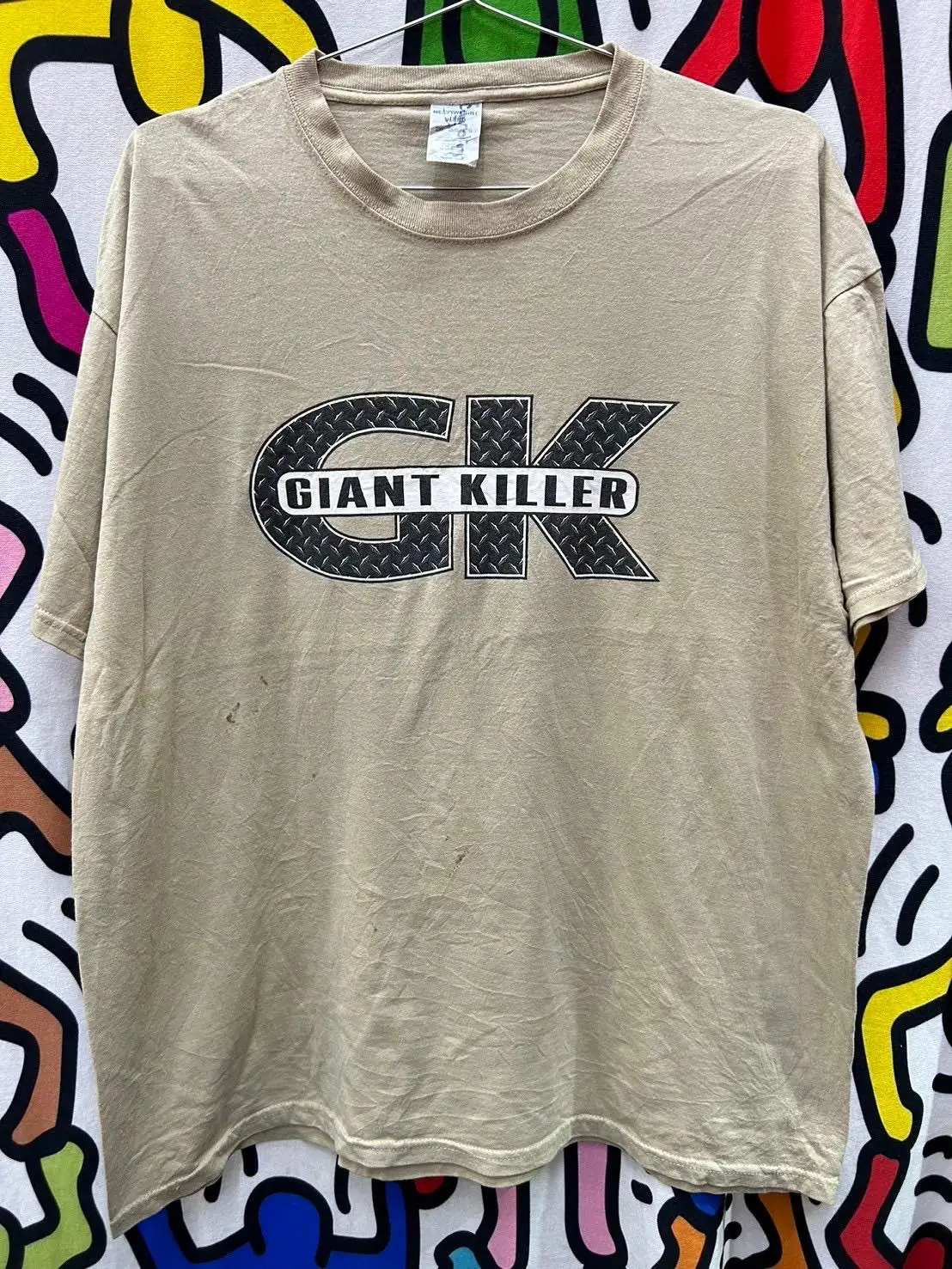 Винтажная футболка Giant Killer размера 2XL