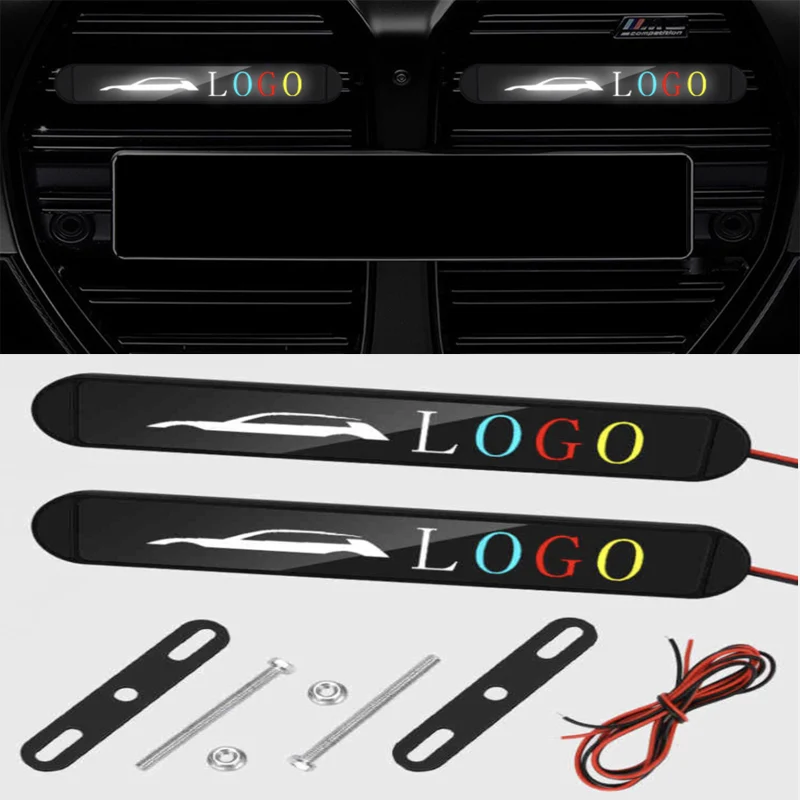 

Car Decorative Lights LED Front Hood Grille Emblem Badge Decoration For All BMW M E30 E34 E36 E39 E46 E60 E87 E90 E83 F10 F20 F3
