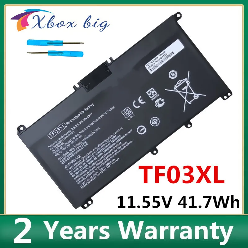 Аккумулятор TF03XL TF03 для HP Pavilion 15-CC 14-bf033TX 14-bf108TX TPN-Q189 Q191 14-bf008TU TPN-Q190 - купить по
