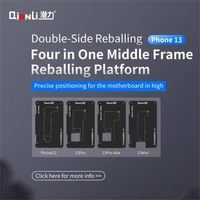 qianli motherboard middle layer board plant tin platform 3d bga reballing stencil kit for iphone x xs 11 12 13 pro max repair ne
