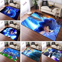 anime sonic printed creativity pattern non slip rug baby play crawl floor yoga mat living room carpet decoration carpet tapestry