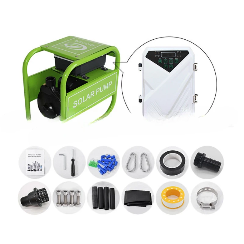 

Solar Water Pump with Large Flow Rate Suitable for Farmland Irrigation DC Motor Driven Land Pump
