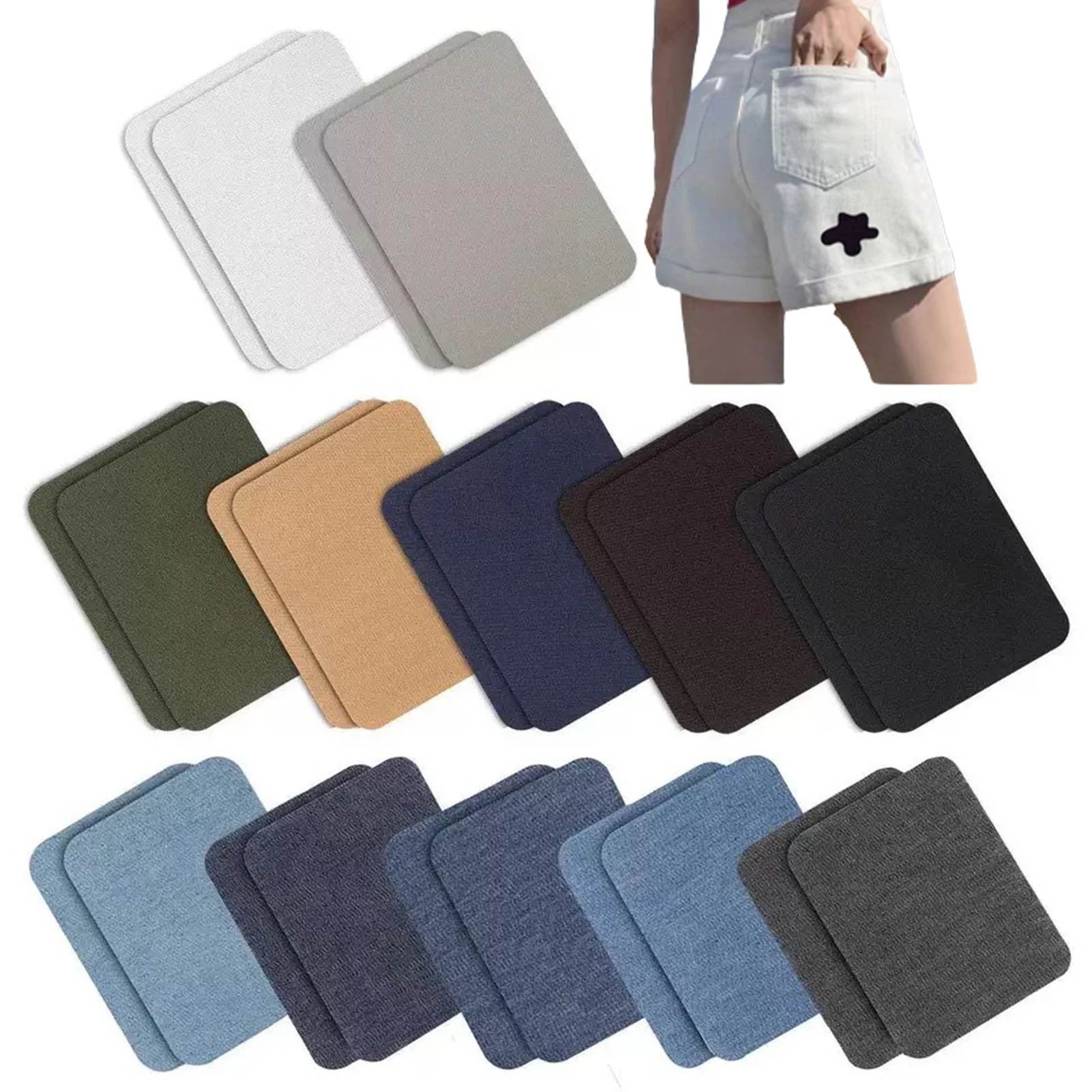 

24 шт., патчи для одежды и джинсов