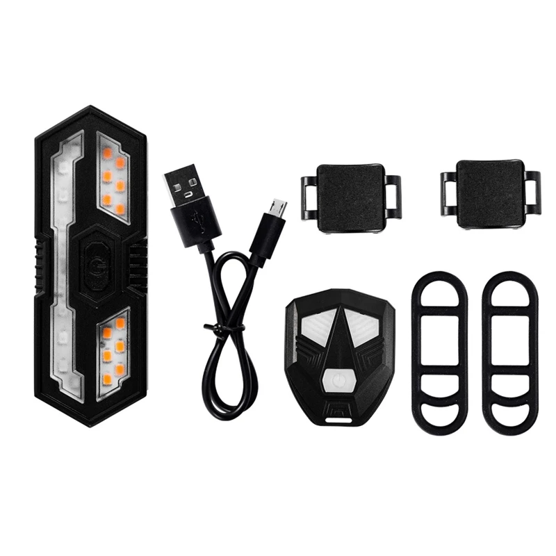 

Умный задний фонарь для велосипеда, сигналы поворота, беспроводной пульт дистанционного управления, предупреждающий светильник онарь D0UC