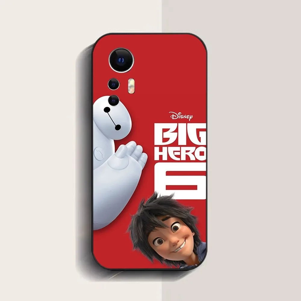 Big Hero 6 Baymax Phone Case For Xiaomi 11 Redmi Note 5G 8T 9A 9 10T Note8Pro Note9 12SUltra Black