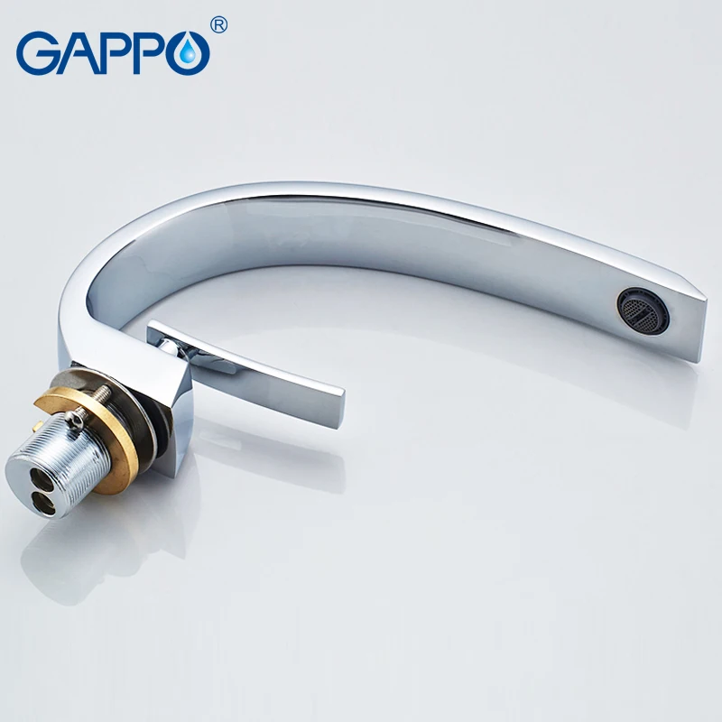 GAPPO смесители для умывальника Современный Смеситель ванной комнаты латунный