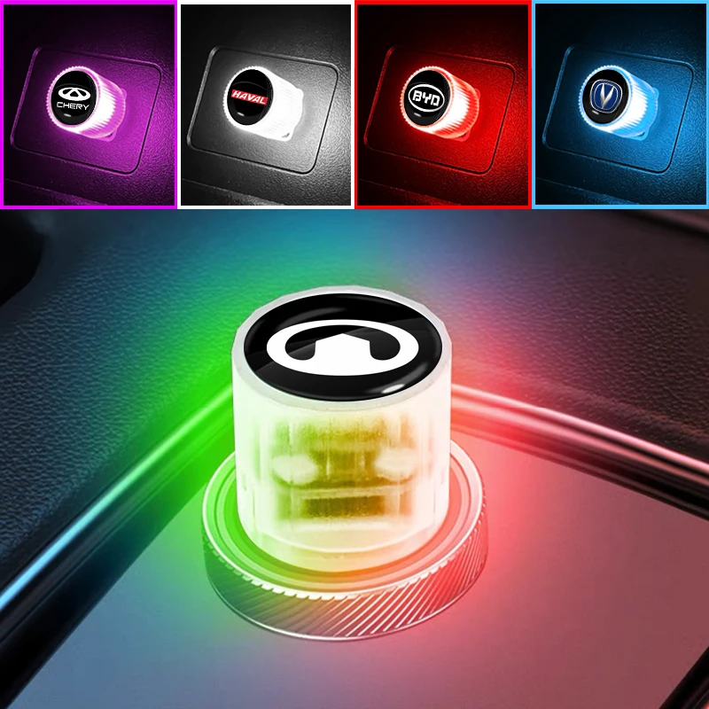 

LED USB Seven Colors Car Decorative Lighting Light Auto Ambient Light For Saab 9-3 93 9-5 9 3 900 9000 95 Scania Sweden Gadgets