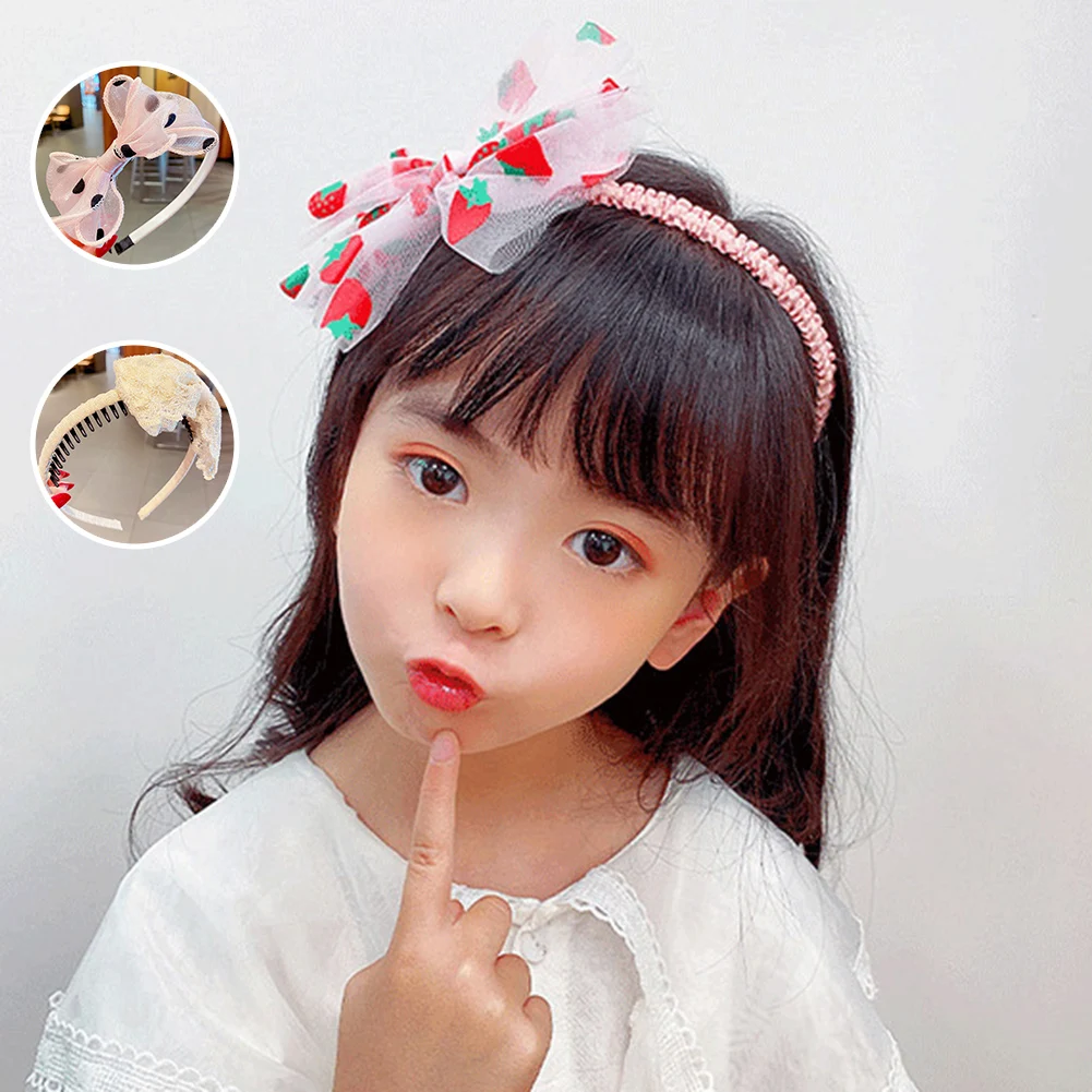 

2022 Summer New Girls Cute Colors Flower Star Bow Hairbands Children Lovely Sweet Hair Hoop Headbands Kids Hair Accessories
