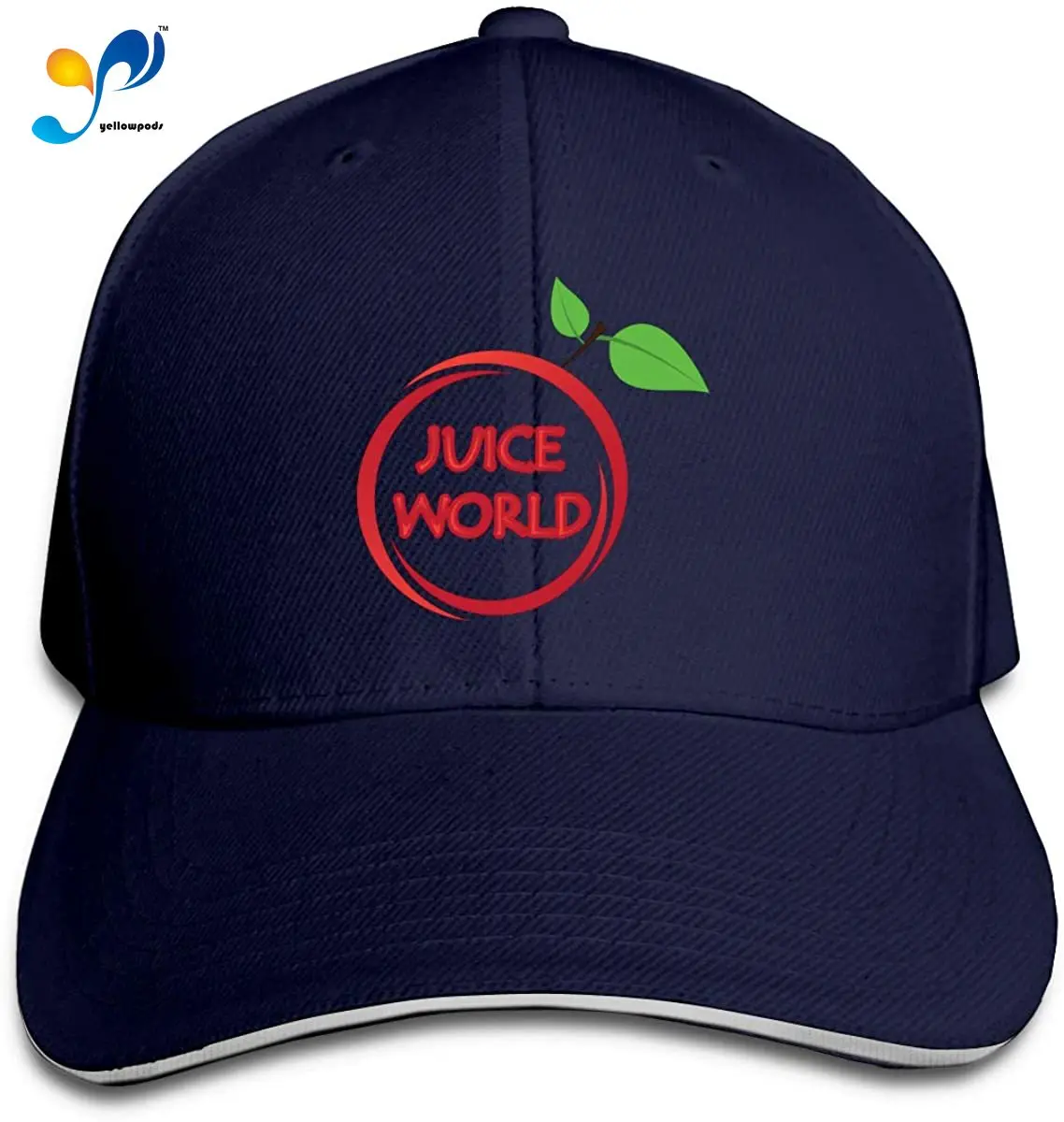 

Juice WRLD Hip Hop Baseball Cap Golf Trucker Baseball Cap Adjustable Peaked Sandwich Hat Black Unisex Casquette Black