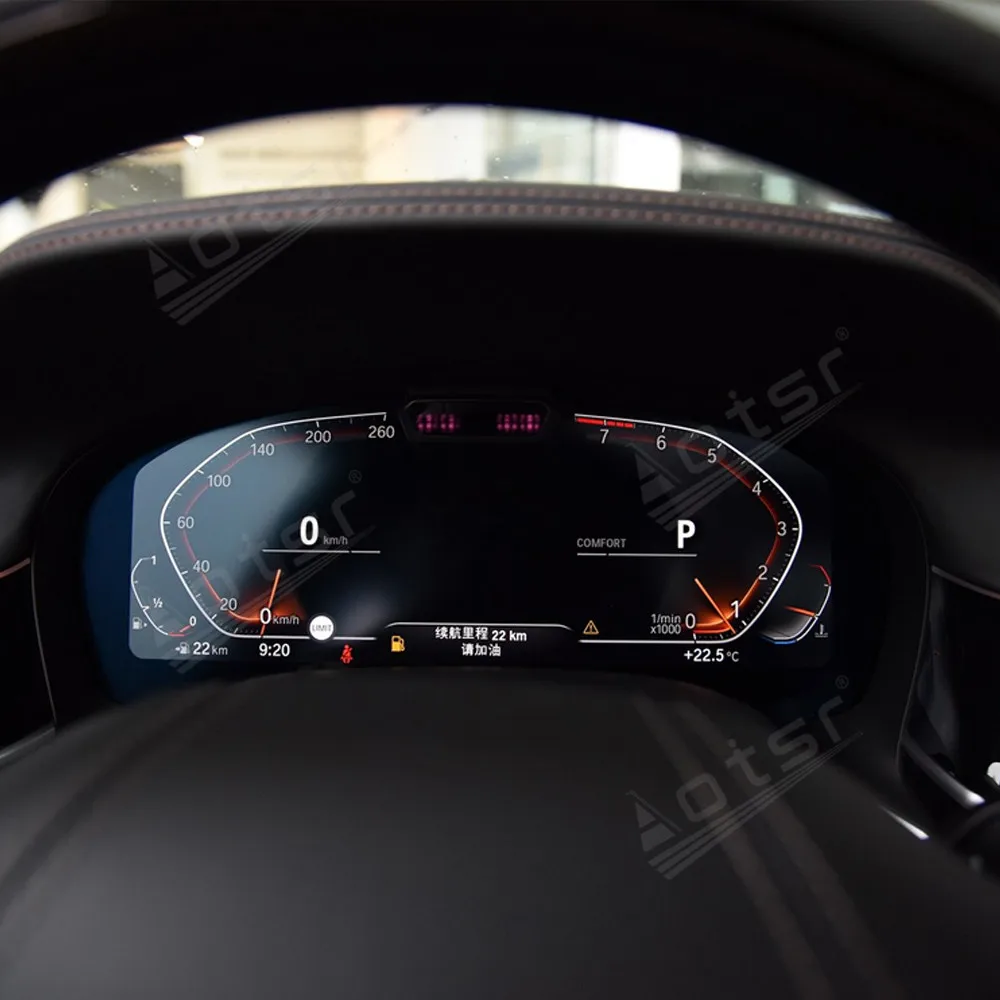 Для BMW 3 5 7 серии G30 G32 G11 X3 G01 X4 G02 2017 ~ 2019 Измеритель скорости ЖК-кластер Приборная