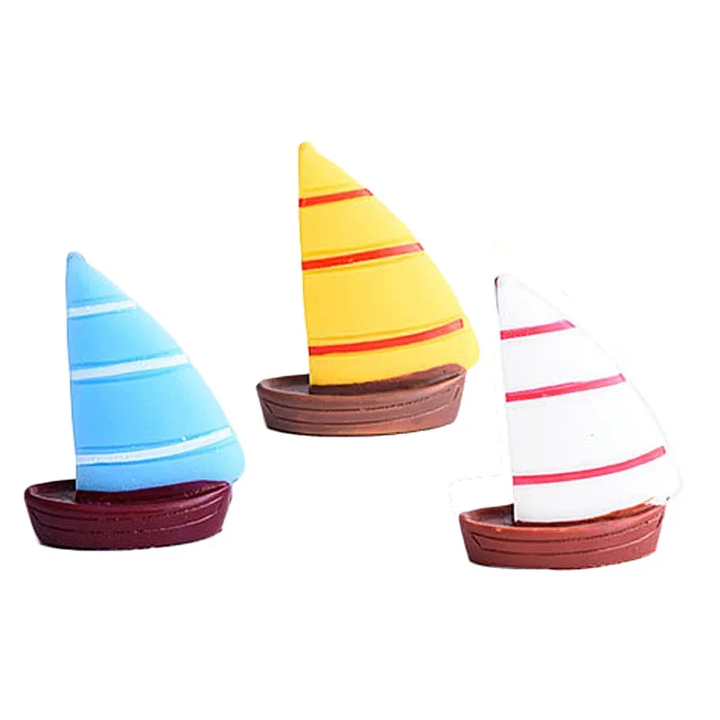 

Миниатюрные фигурки парусных лодок Jardin 3 шт.