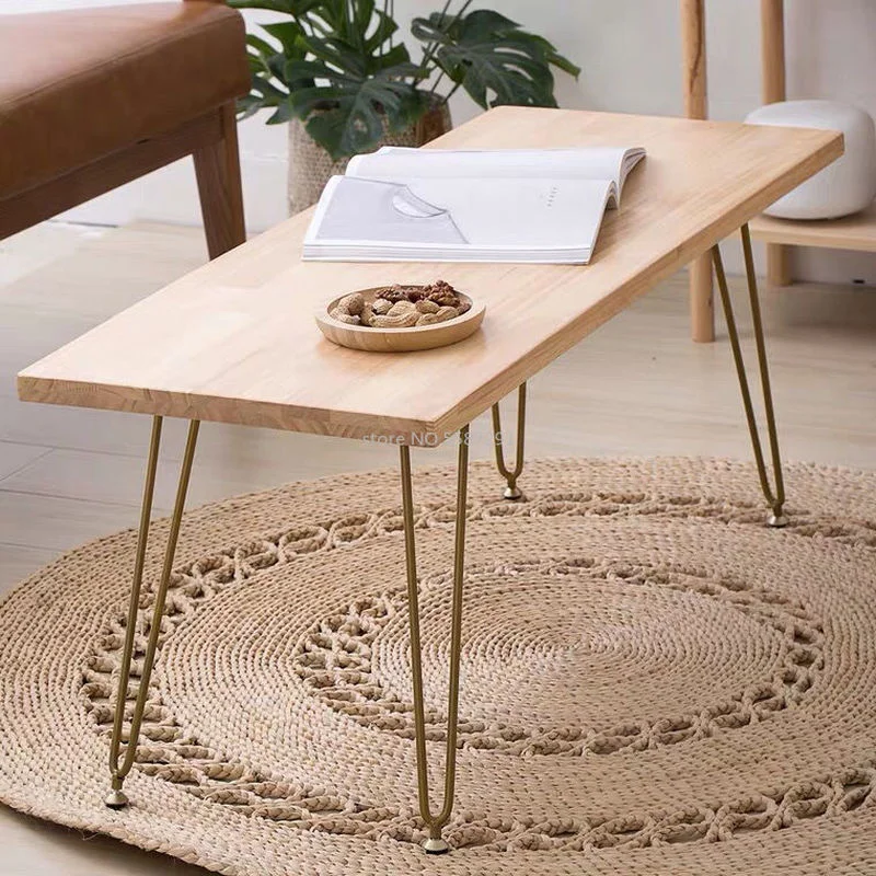 

Nordic Simple Coffee Shop Simple Solid Wood Dining Table tea shop Simple Rectangular Table Dormitory Leisure Desk muebles