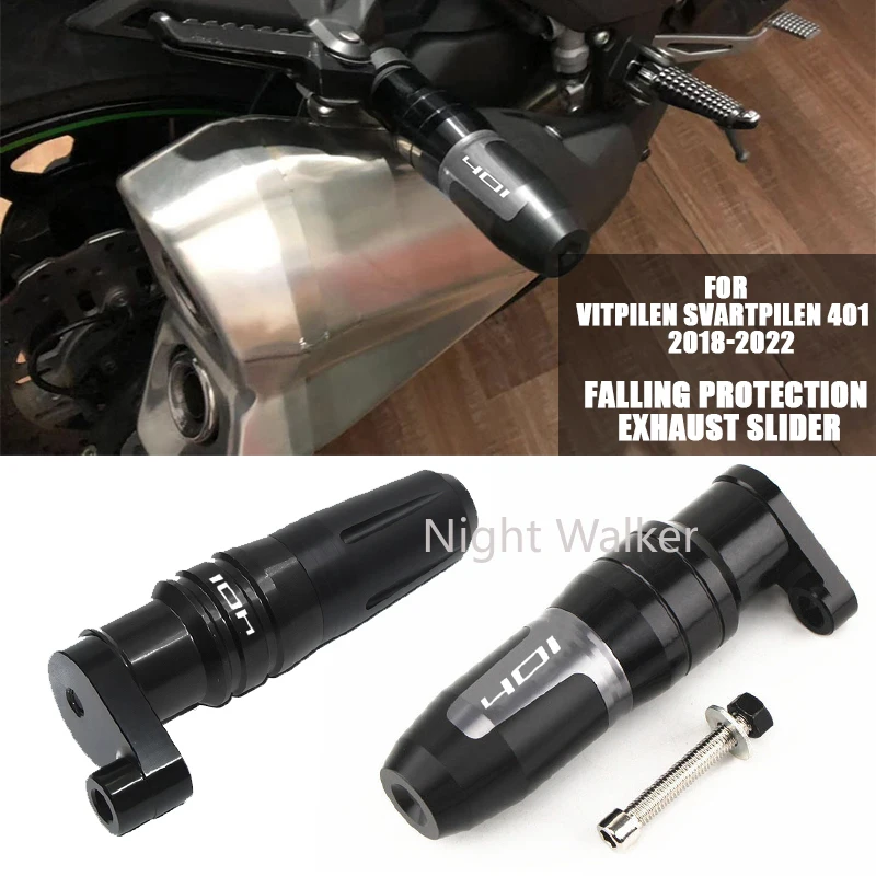 

SVARTPILEN Motorbike Exhaust Frame Sliders Crash Pads Falling Protector For Husqvarna 401 2020 2021 SVARTPILEN 401