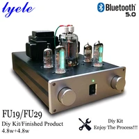 lyele audio fu19 vacuum tube amplifier diy kit hifi power amplifier class a 4 8w2 bluetooth 5 0 single ended high end audio