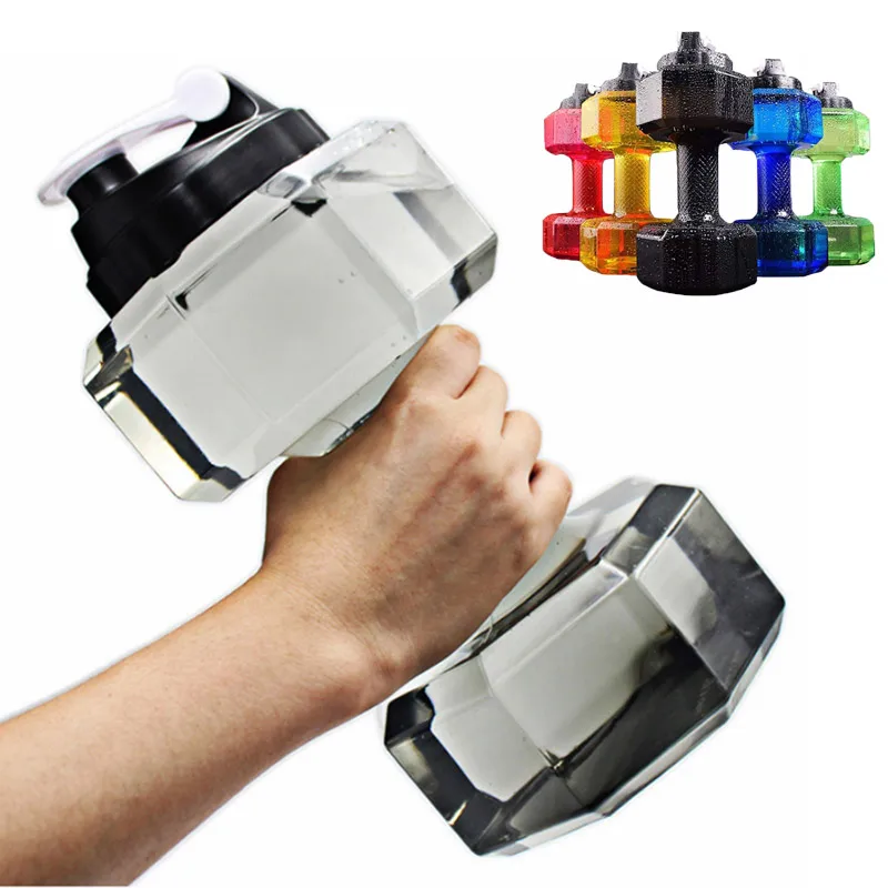 

Water Dumbbells Fitness Sports Water Bottles Large Capacity Weights Exercise Dumbbells Kettle Outdoor Camping Cycling Bottle
