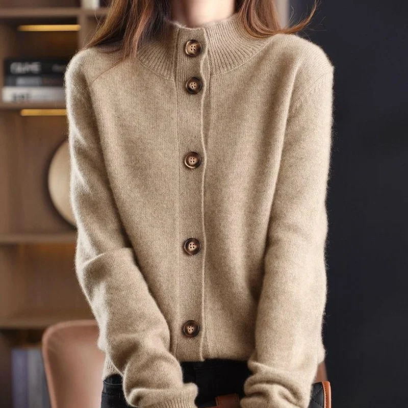 

Sweater Cardigans Woman Y2k Luxury Winter Female Clothing 2022 Cashmere Cardigan for Women Knitted Tops Sweaters Vintage