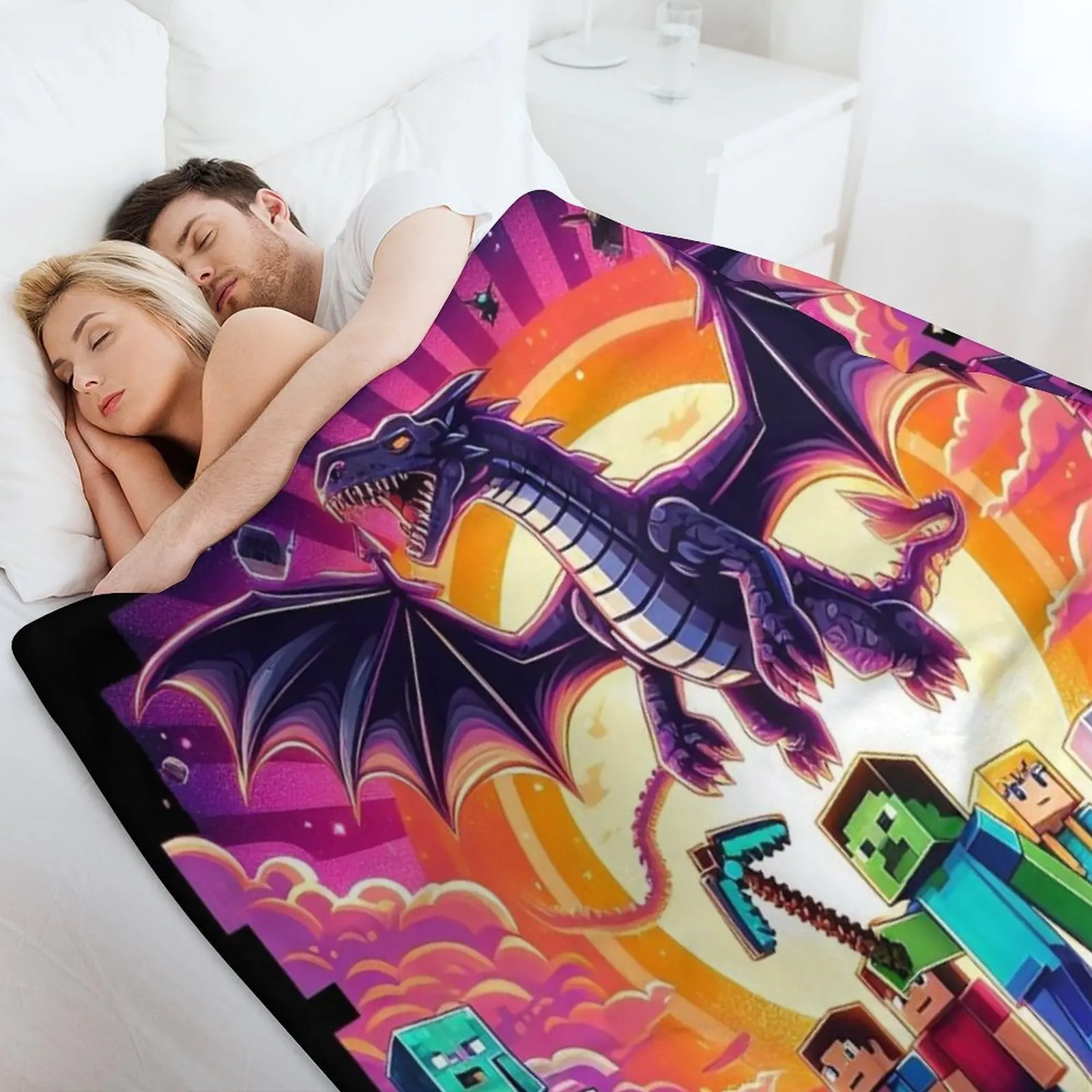 Одеяло Ender Dragon Nap теплые зимние одеяла