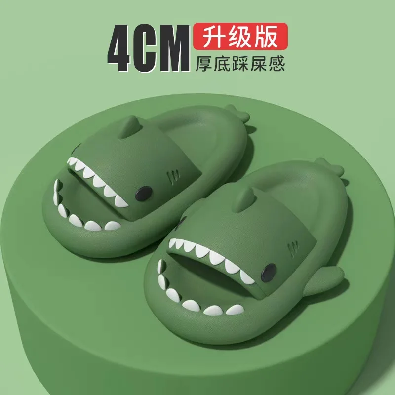 EAEOVCNI2024 новинка Летние сланцы в виде акулы для мужчин и женщин сандалии ванной