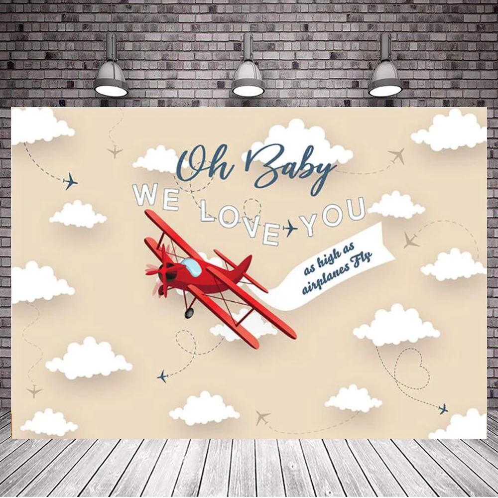 

Фон для фотосъемки с надписью «Oh Baby We Love You»