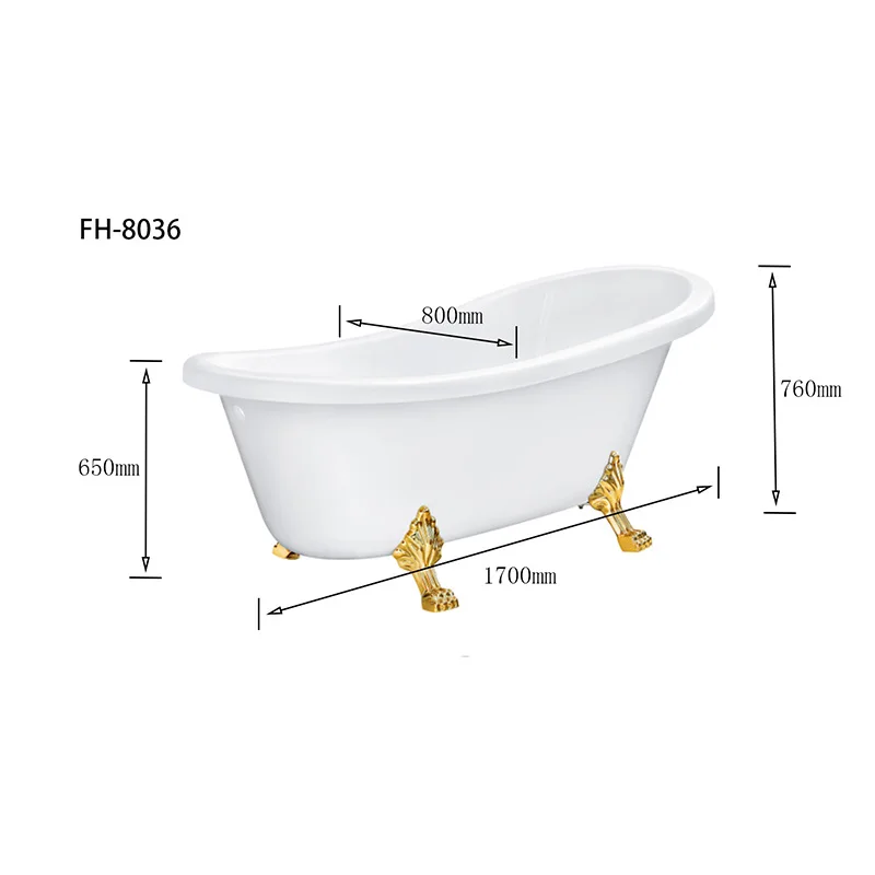 Рисунок 3 - 1700*800*760 мм белая отдельно