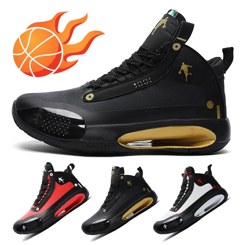 

Ultra-light non-slip basketball shoes Lightweight high-stretch basketball training shoes High-quality men's lace-up sneakers