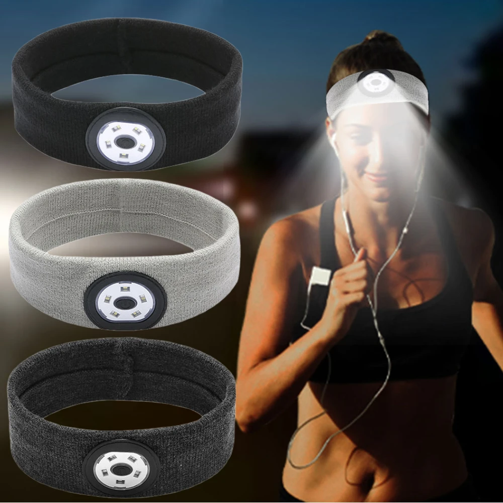 

9 LEDs Mini Head Lamp Waterproof Running Hat Ultra Bright USB Rechargeable 3 Modes for Hiking Cycling Adventure Outdoor Lighting