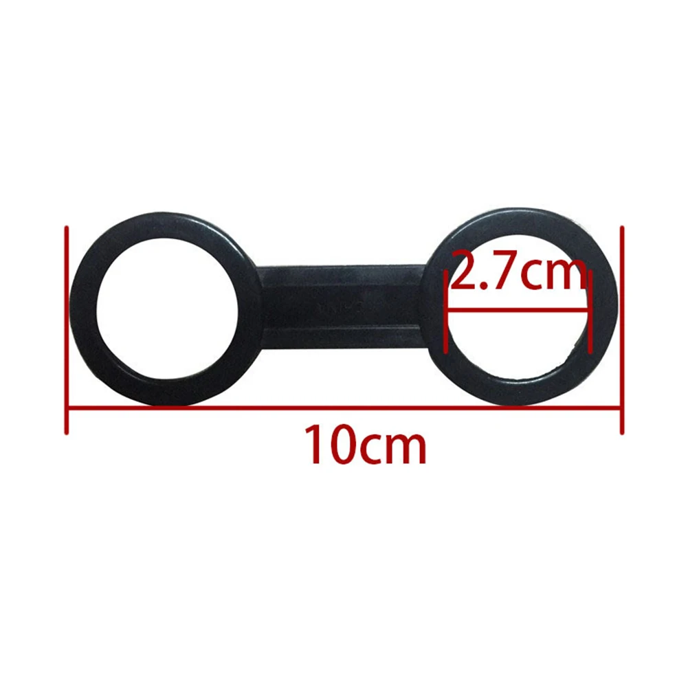

Diving Tube Holder Retainer Clip Keeper Holder Plastic Breathing Tube Scuba Diving Tube Holder Silicone 8-shaped Buckle