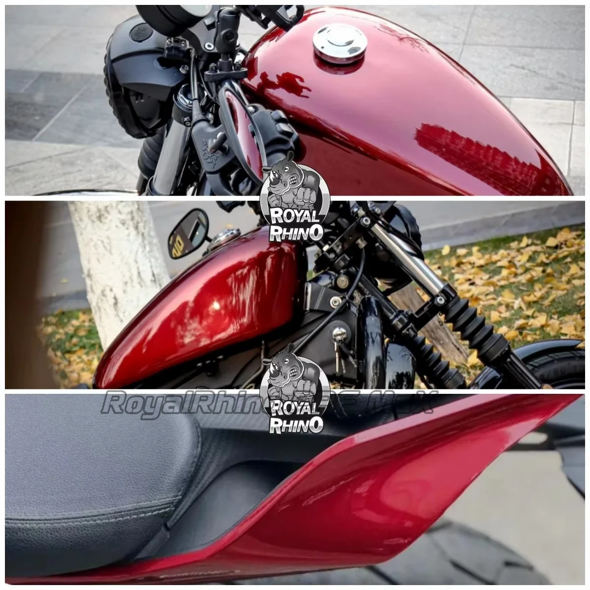 ПЭТ глянцевый дракон кровь красный металлик виниловая пленка рулон