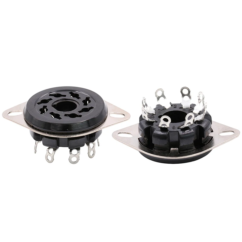 8pin Octal Bakelite Tube Socket Base S8WPF For CV181 5881 6SN7 KT88 EL34 6550 6SL7 KT66 6CA7 5AR4 Vacuum Amplifier - купить по