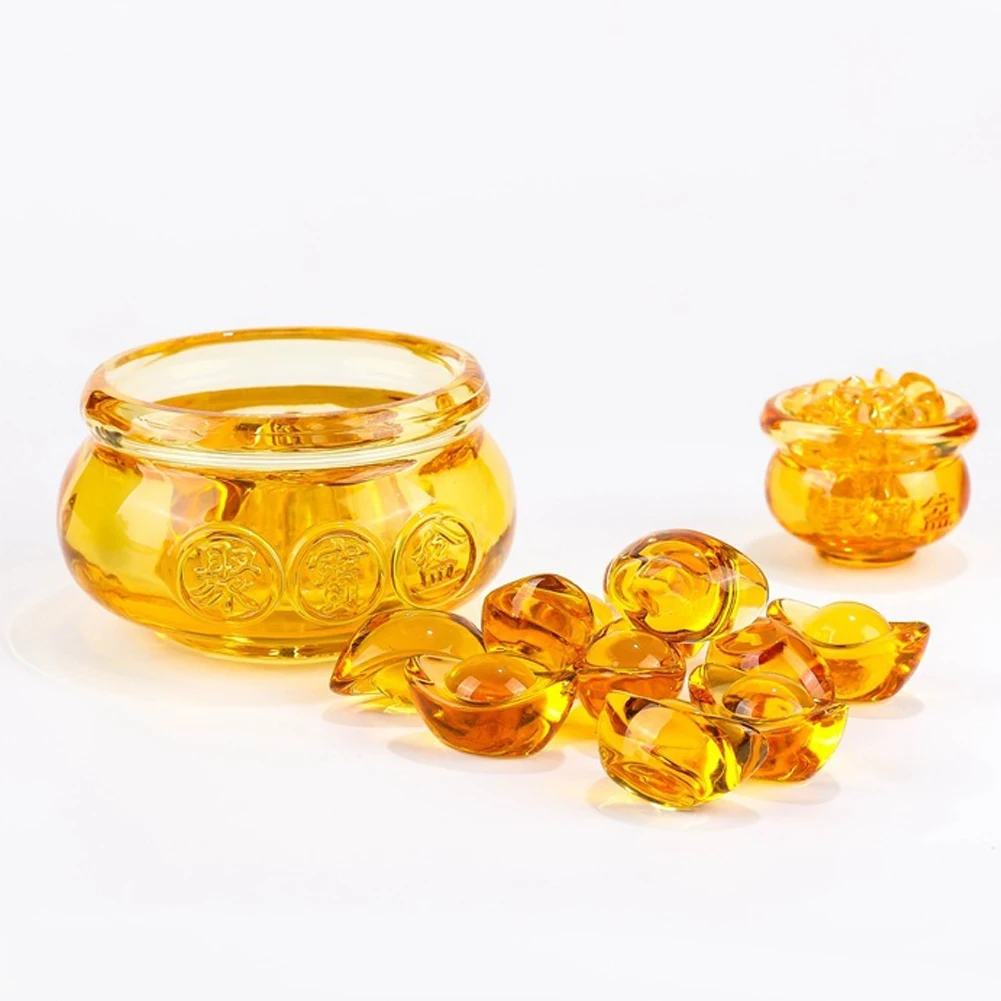 Горшок богатства из стекла