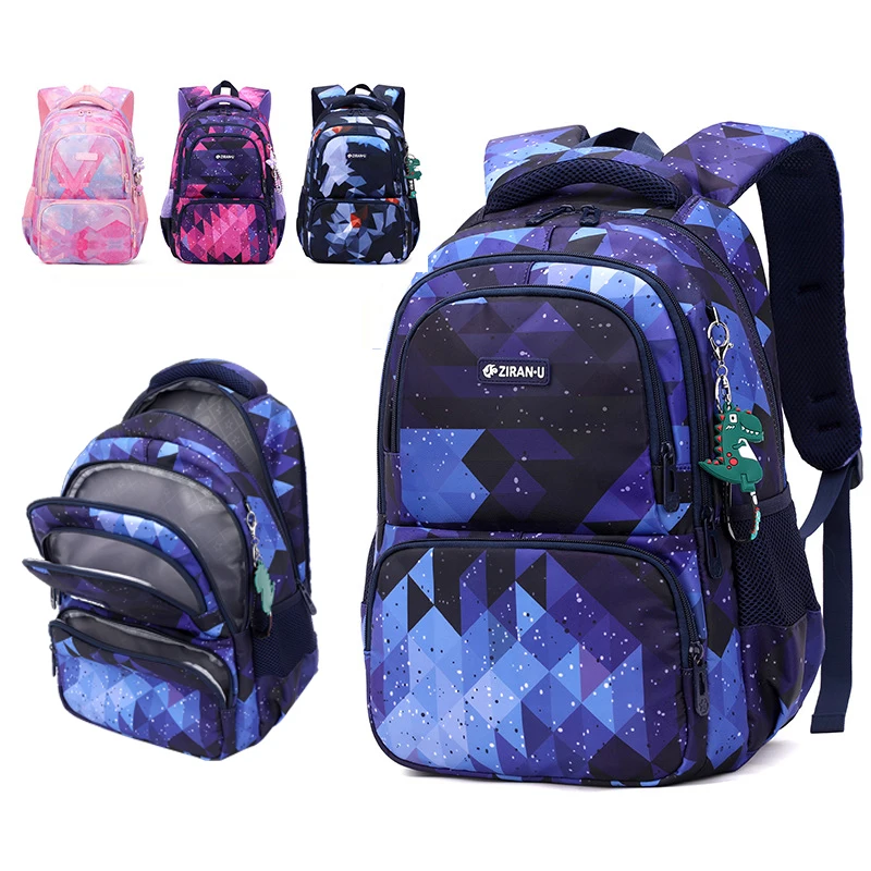 2022 School Bags for Teenager Girls Schoolbag Children's Backpack Boys Printing Primary School Backpack Kids Waterproof Rucksack