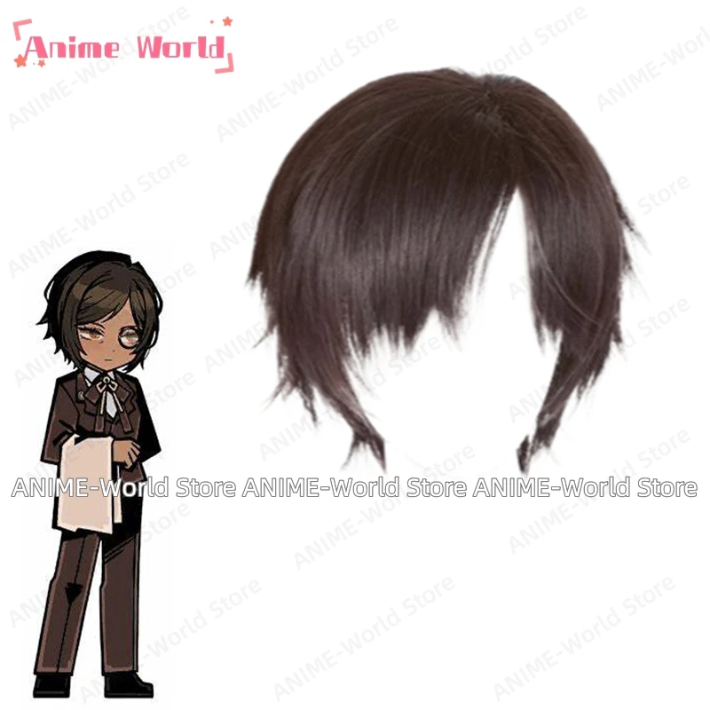 《Нестандартный размер》Limbus Company Wuthering Heights Chief Butler Outis Косплей Костюм Парик