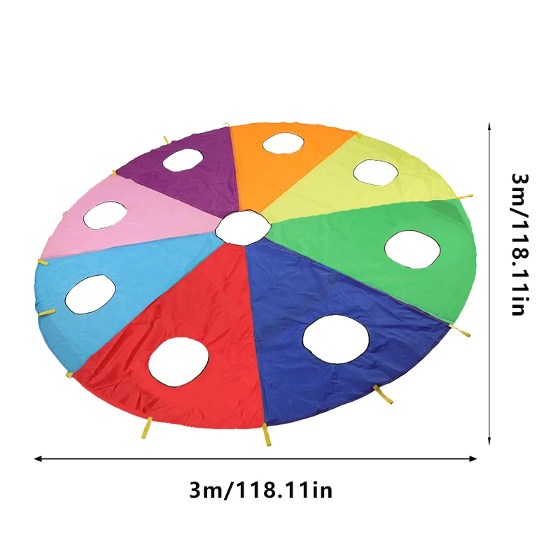 Радужный Зонт с отверстиями 2/3/3 6 м