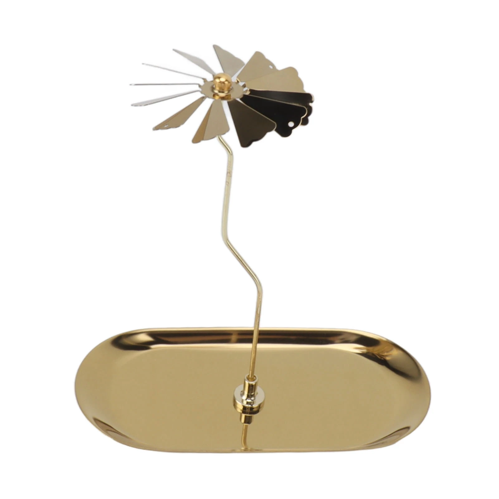 Вращающийся подсвечник из нержавеющей стали фотоподсвечник для рождества