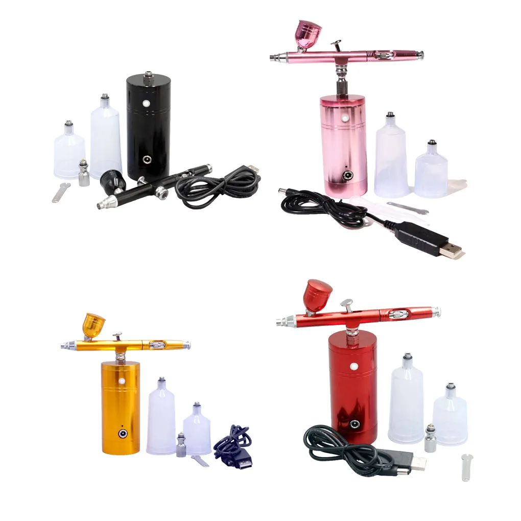 

Mini Airbrush Compressor Universal Professional DIY Tattooing Small Pump Design Paint Spray Tool Painting Fitting Red
