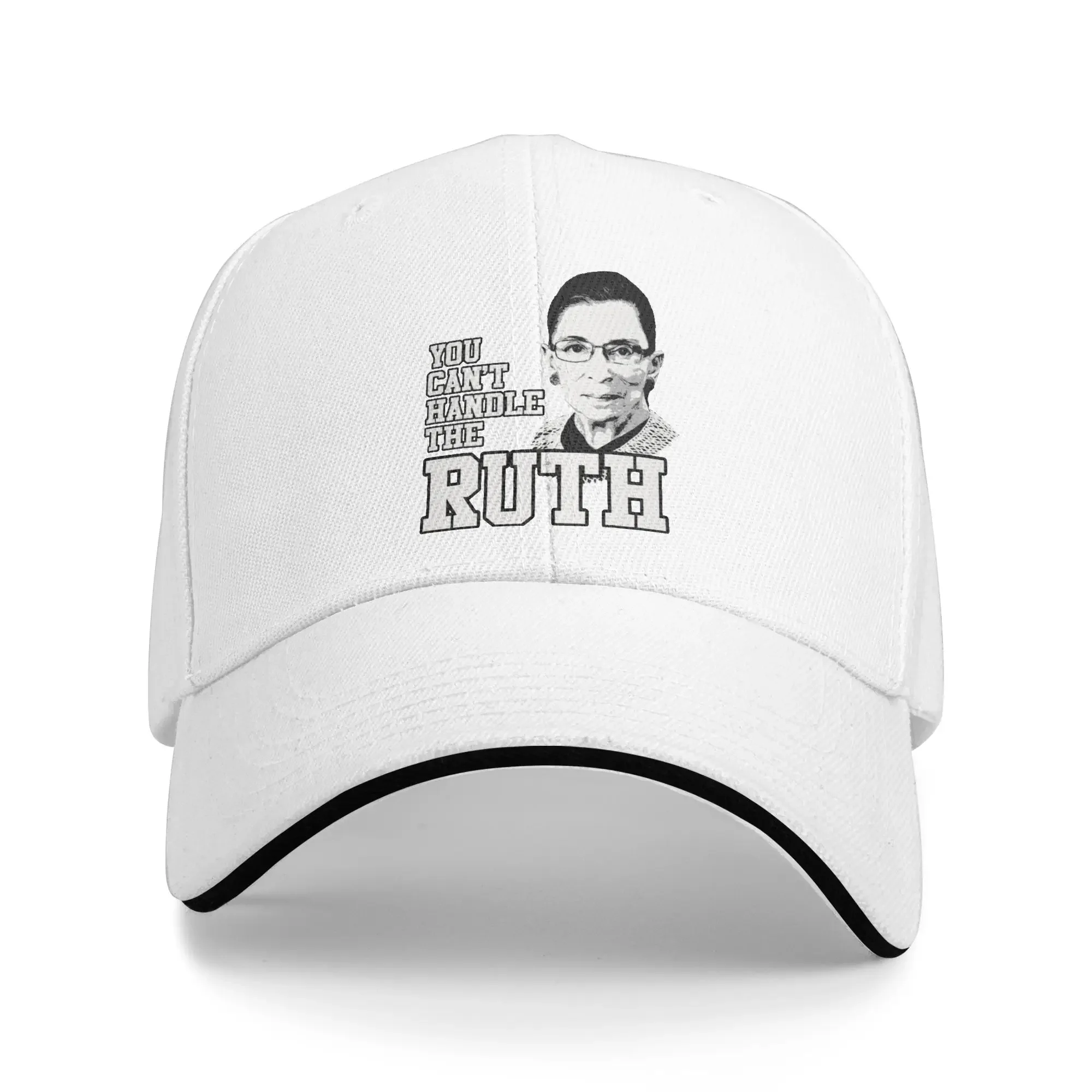 Фото Кепка Ruth Sandwich Cap с изображением Рут Бейдер Гинзбург (RBG), феминистская, солнцезащитная, регулируемая, бейсболка №1