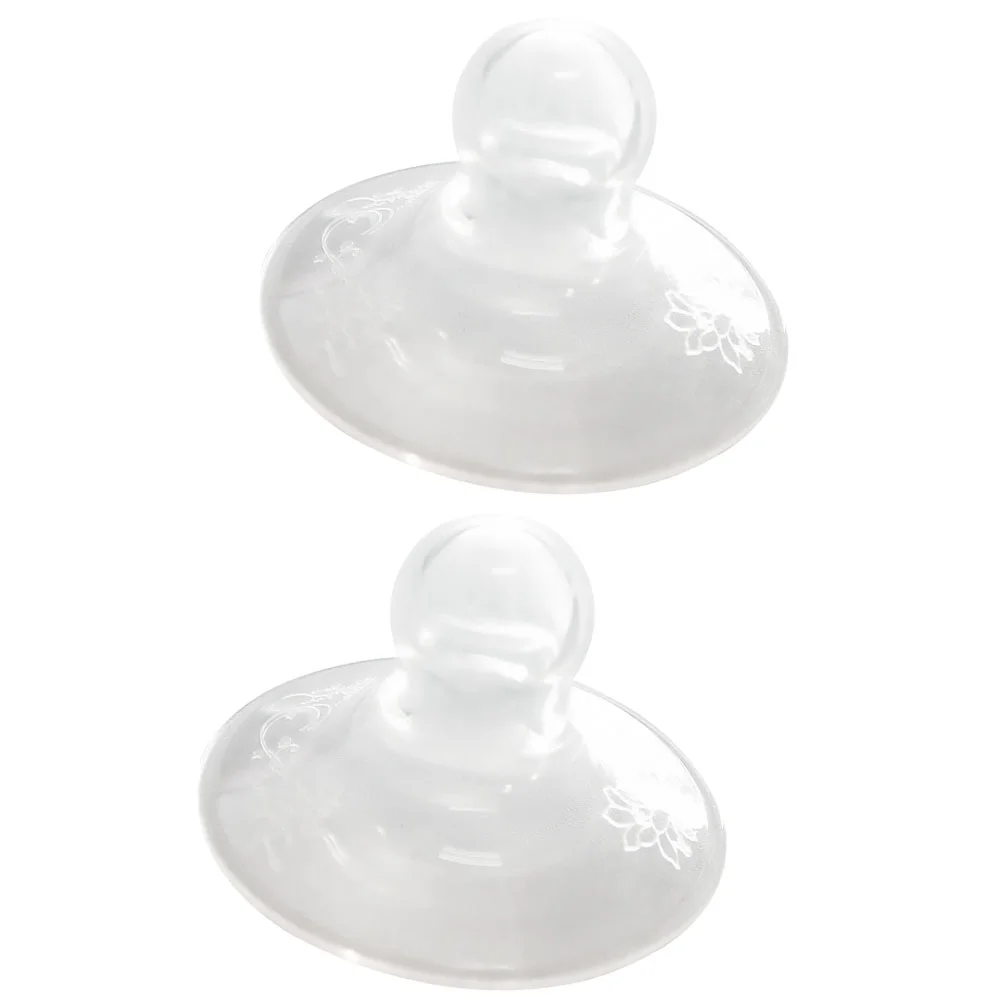 

2pcs Corrector Suckers Silicone Clear Corrector for Flat Inverted Corrector for Breastfeeding Mother Correction Tool with Clear
