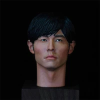 for sale 16th hand painted middle aged asian singer jay chou black hair head sculpture carving for 12 ph tbl action figure