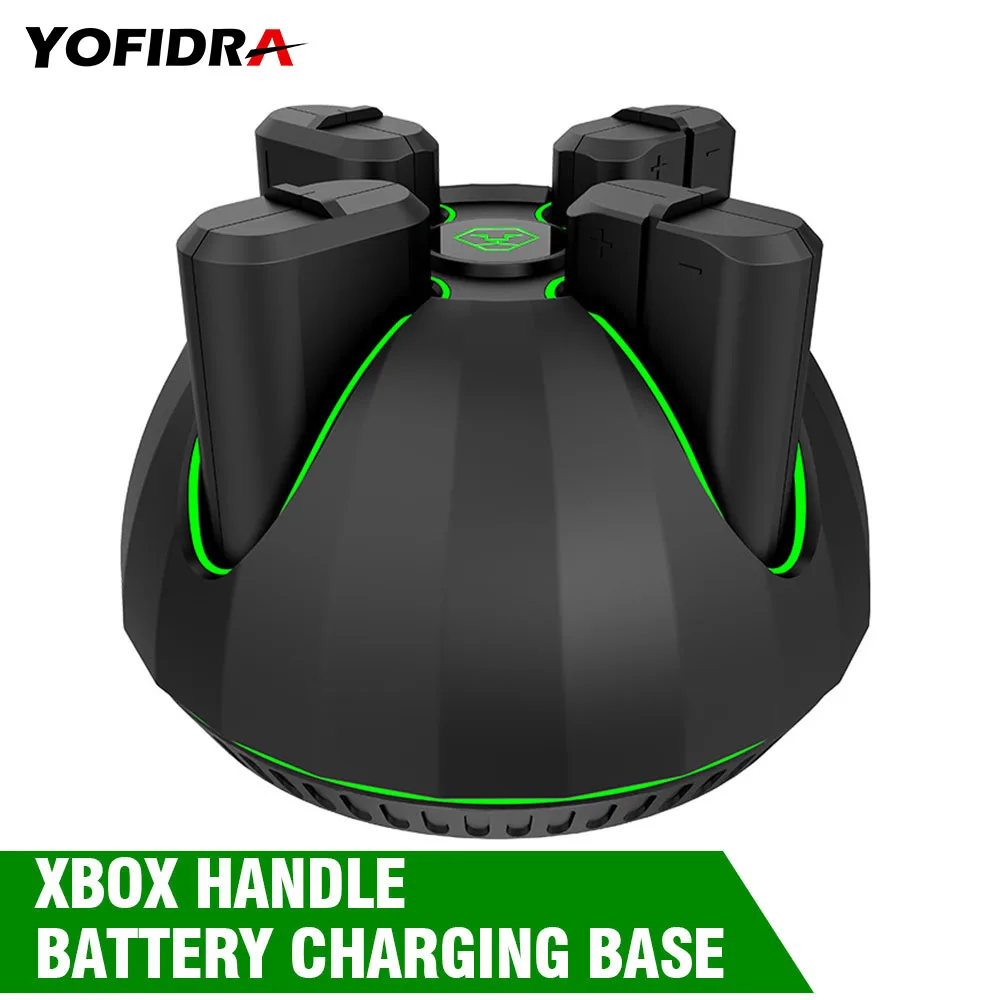 

4X1100mAh Rechargeable Battery Pack For Xbox Series X/S/Xbox One S/X Charging Dock Station For Xbox One＋ USB Battery Charger