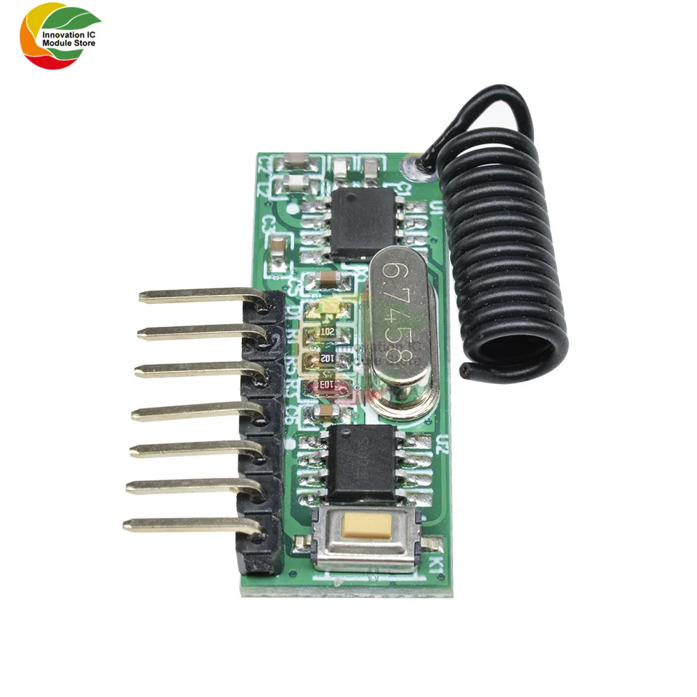 4-канальный выходной модуль приемника расшифровки + 433 МГц беспроводной широкий