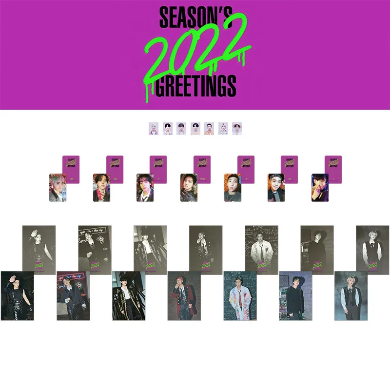 

Kpop Bangtan Boys 2022 SEASON'S GREETINGS Photocards for Army Gift