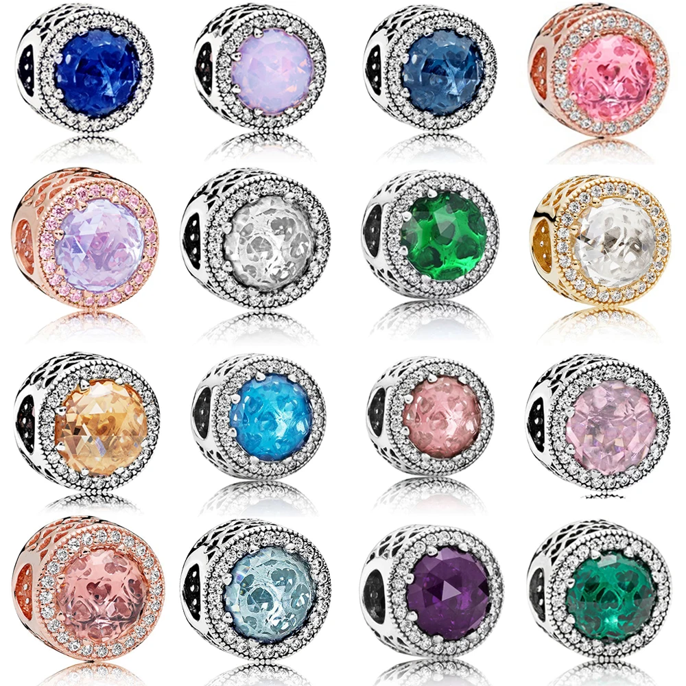 

Новинка 2021, Блестящий Подвеска, подходит для оригинального браслета Pandora, женские четки, бусины, изготовление ювелирных изделий, подвеска «с...