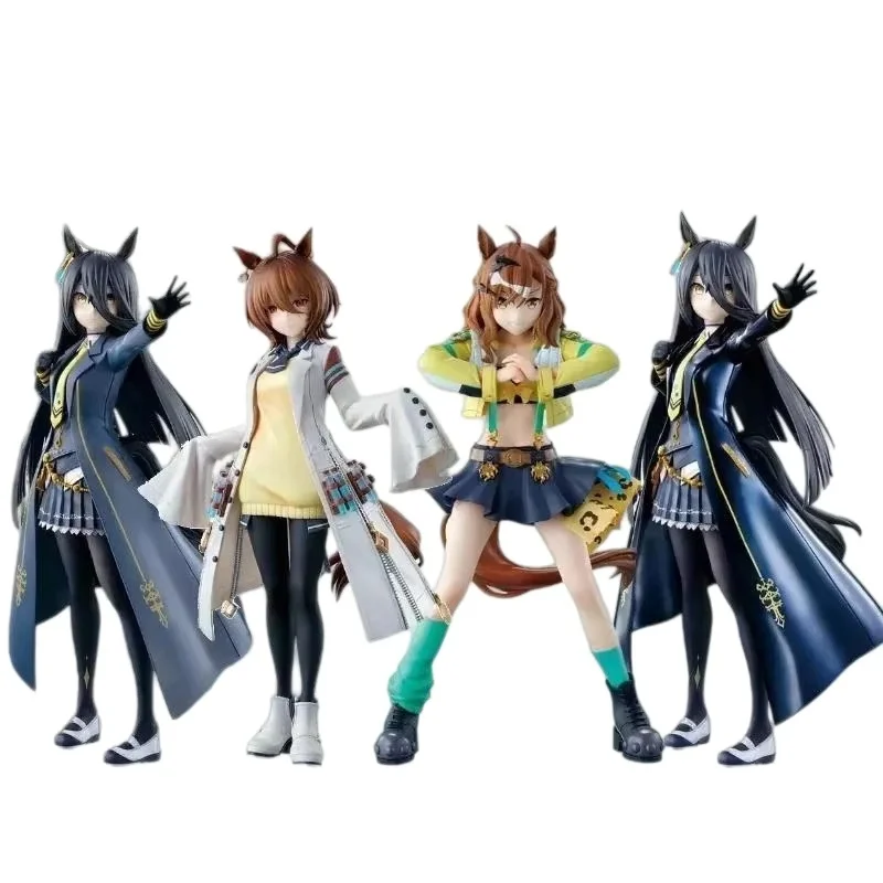 Фото В наличии: Bandai Umamusume Pretty Derby Ichiban KUJI Vol.9 Manhattan Cafe Agnes Tachyon Jungle Pocket Аниме-фигурка Модель Игрушка Подарок №1