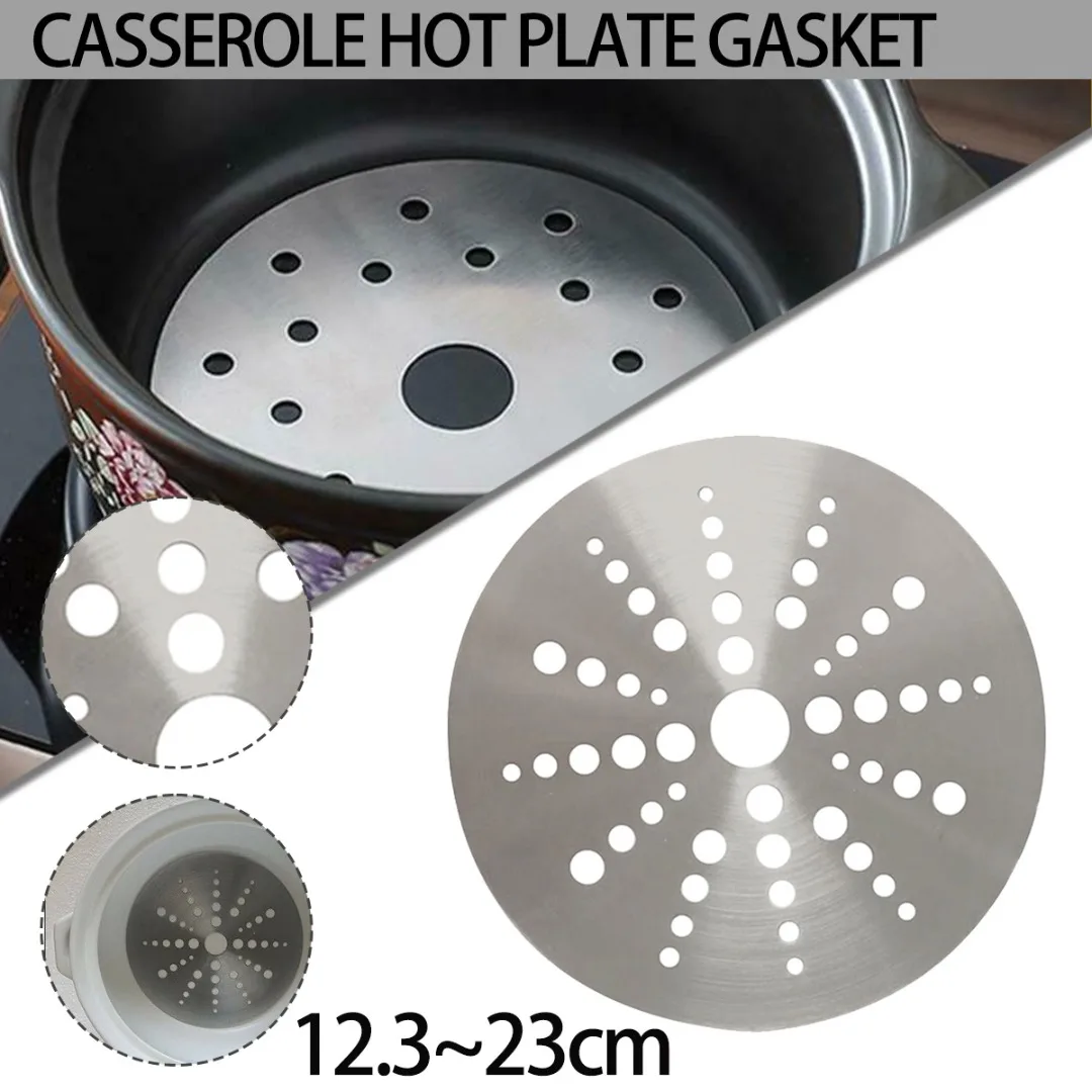 

1pc Induction Cooker Heat Diffuser Disc Adapter Plate Saucepan Stainless Steel Cooking Hob Converter Tool For Kitchen Casserole
