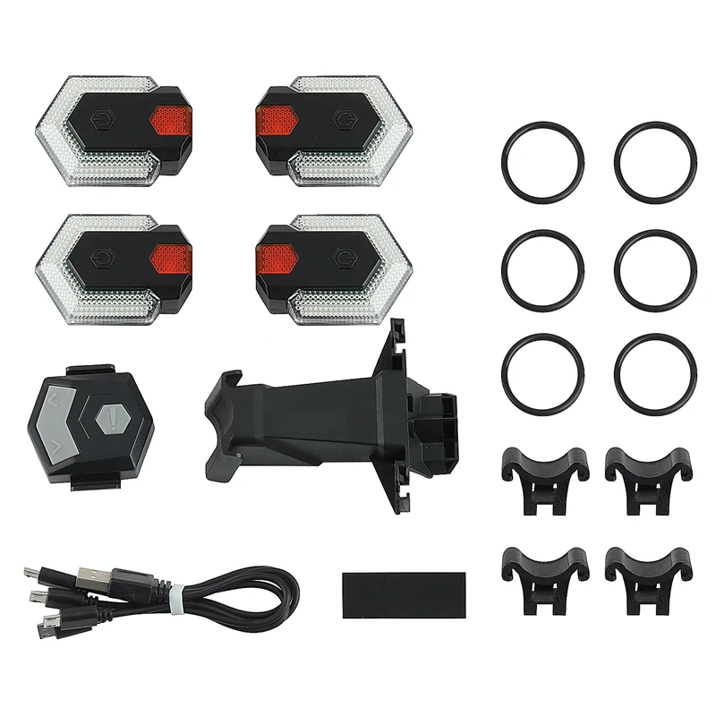

Bike Tail Light With Turn Signal,Wireless Remote Control Waterproof Bike Turn Signal LED Light For Mountain Road Bicycle