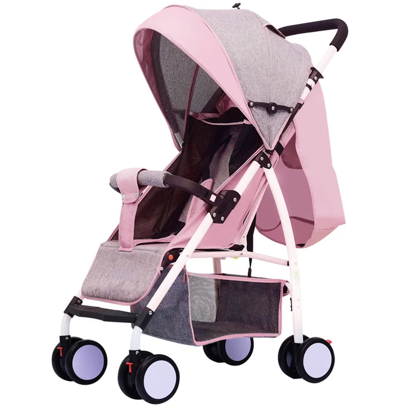 Baby Stroller Four Seasons Can Be Used Shock-absorbing Simple Small Lightweight Portable Umbrella Car Child Children's Trolley