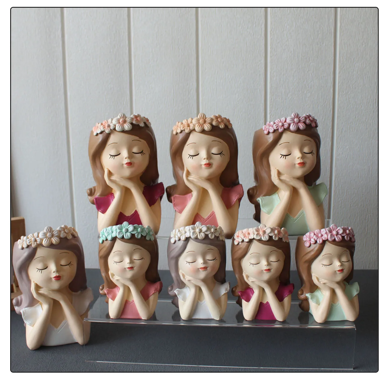 Смола садовый сочный цветочный горшок креативная настольная посадка маленькая