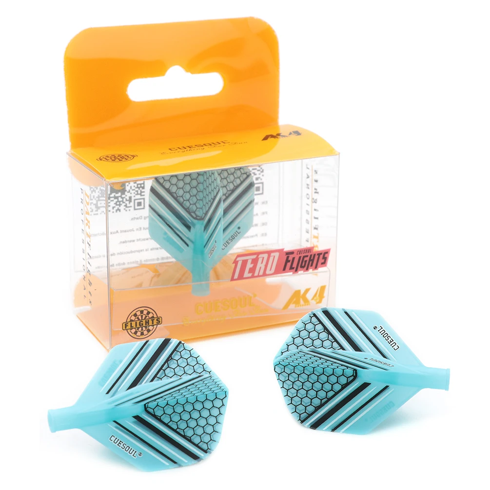 Фото CUESOUL New Launch AK4 Dart Flights Стандартная форма — черно-белый узор №4