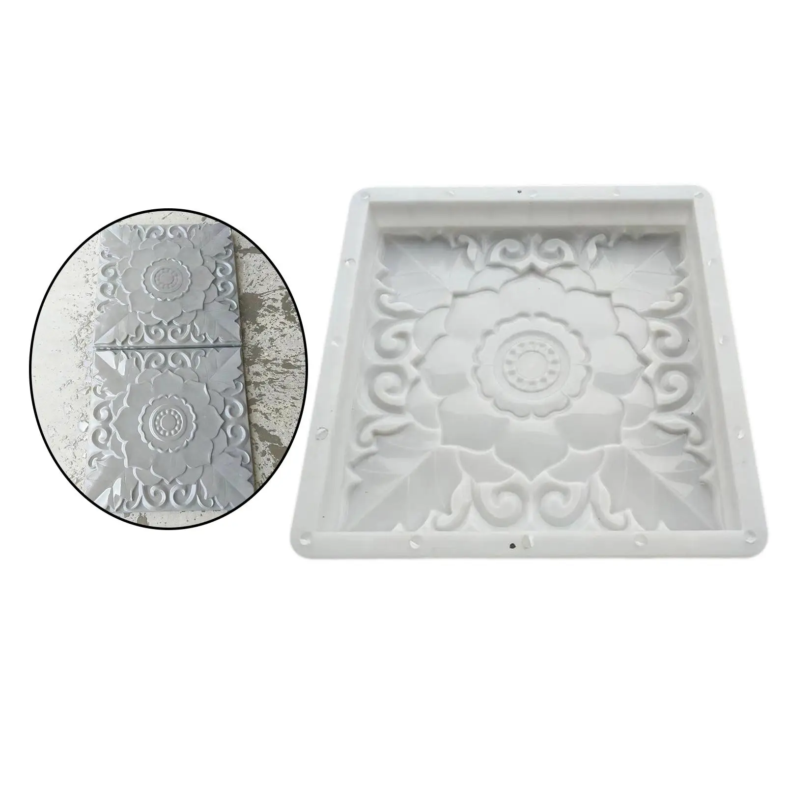 Кусочек ретро пейзаж квадратный цемент для сада на заднем дворе открытом воздухе